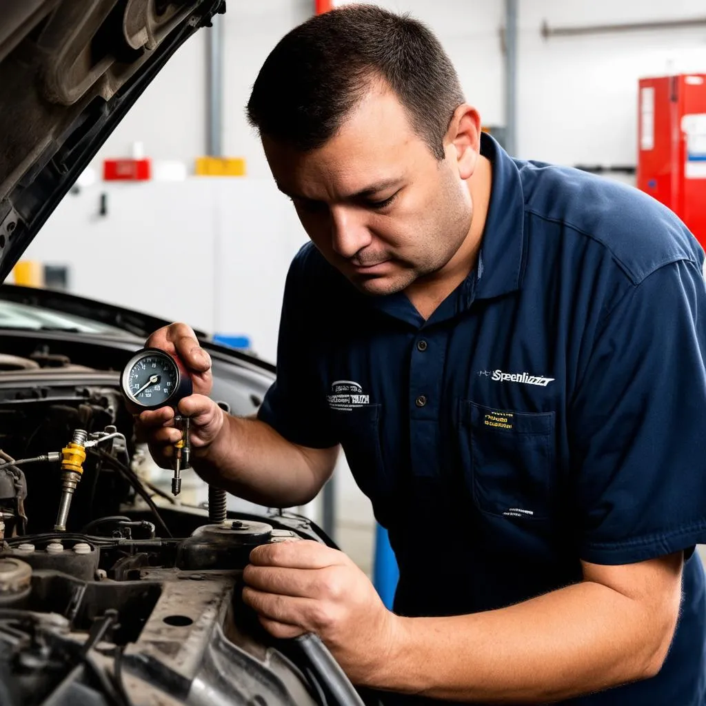 Fuel gauge inspection